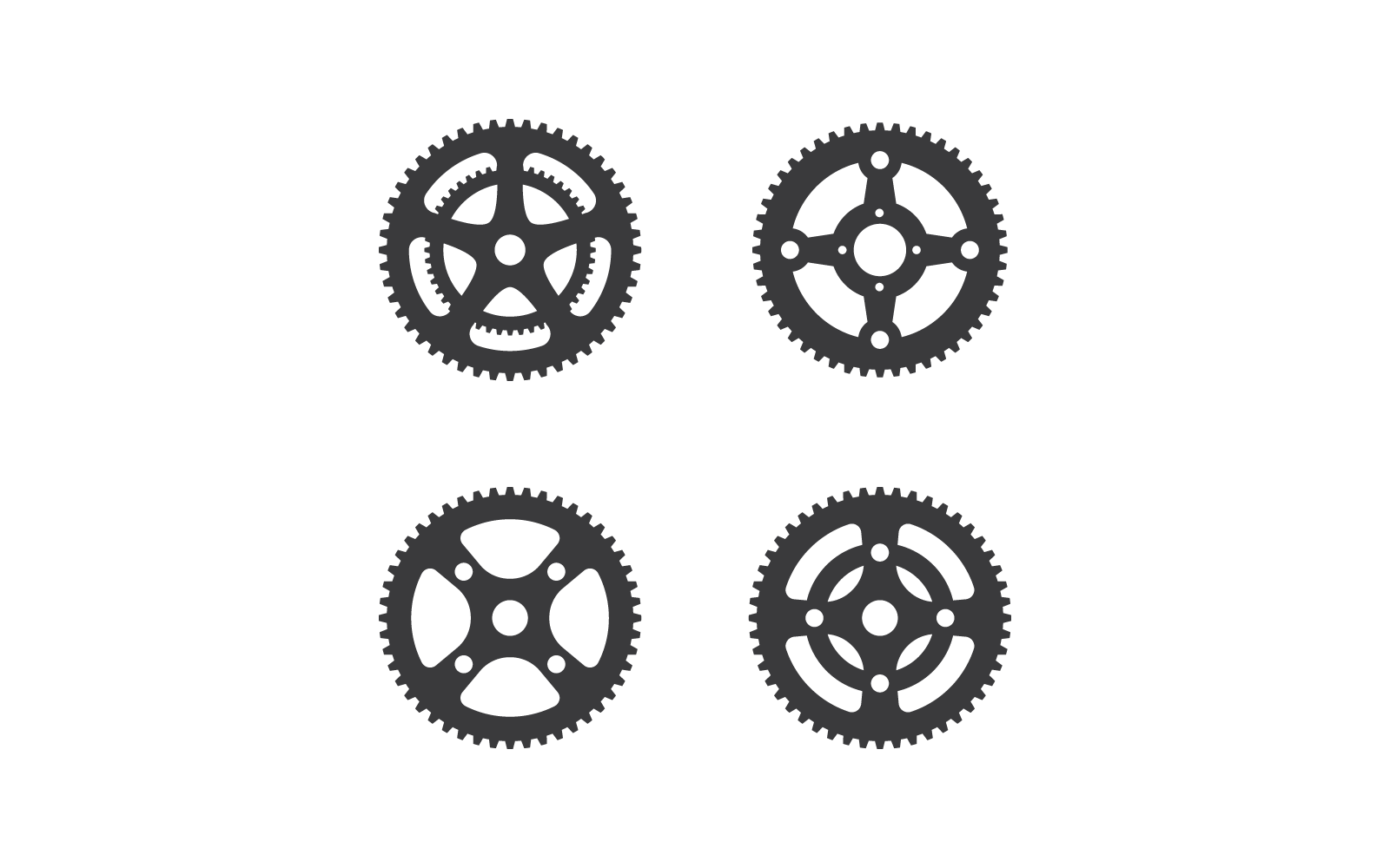 Bicycle cogwheel illustration design