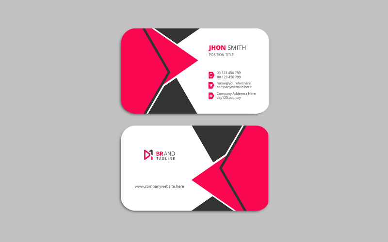 Clean and modern - business card design template Corporate Identity