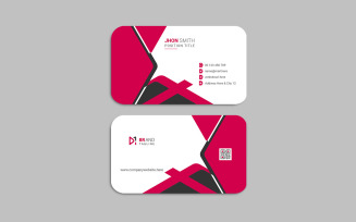 Clean and modern - business card template design
