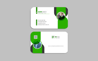 Clean and modern name card template design