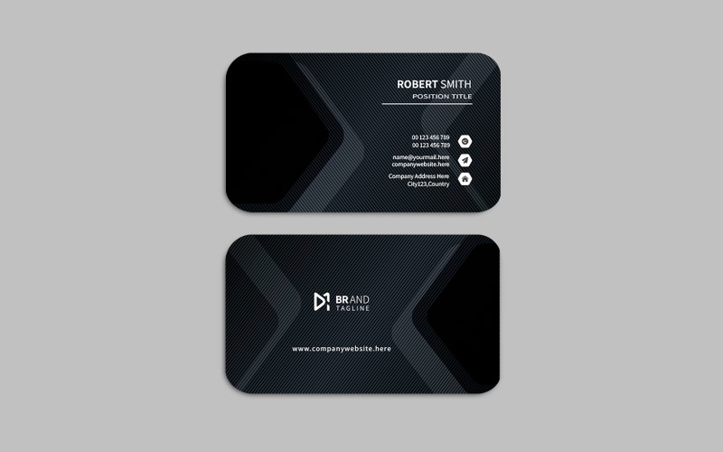 Clean and modern visiting card Corporate Identity