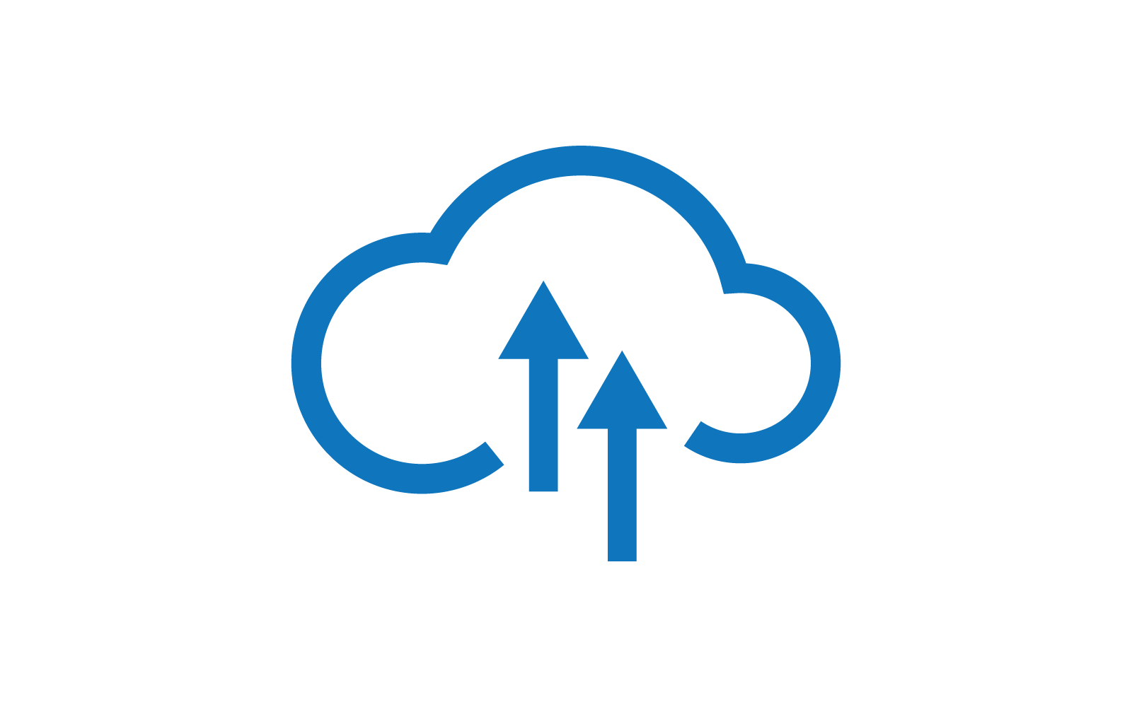 Cloud illustration logo vector template