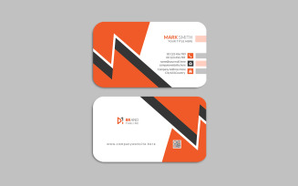 Simple and clean modern name card template - corporate identity
