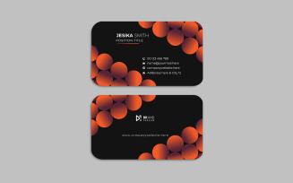 Simple and clean modern visiting card template - corporate identity