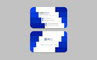 Simple and clean modern visiting card