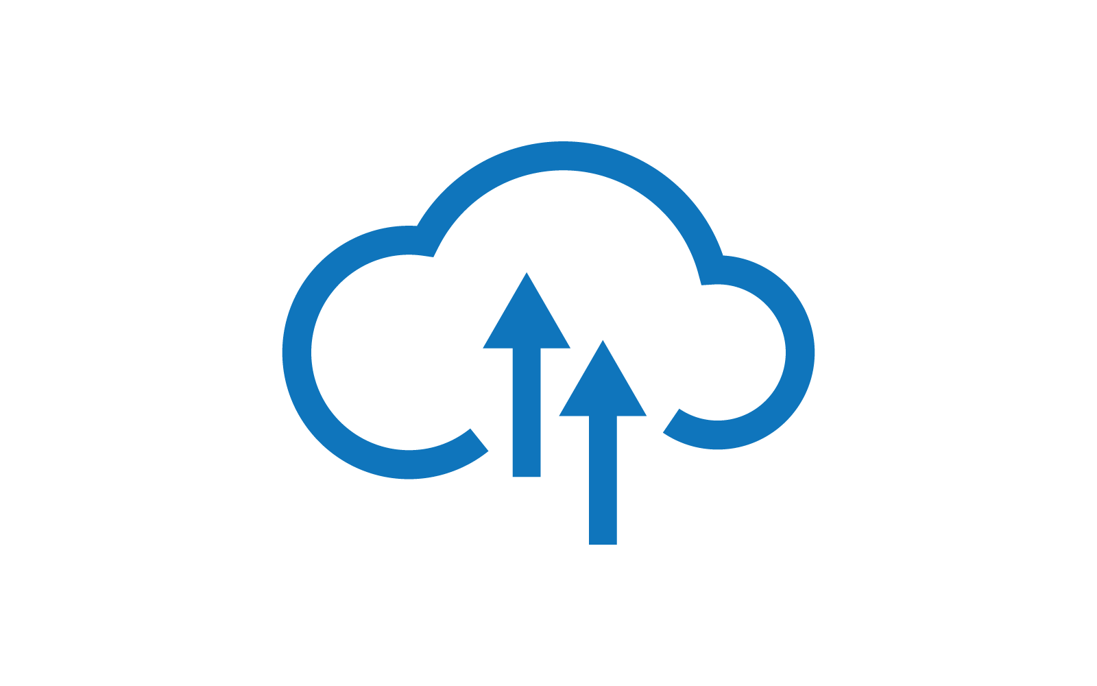 Wolk illustratie logo vector sjabloon