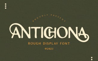 Antichona - Rough Sans Font