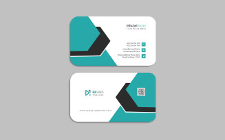 Creative and professional corporate business card template