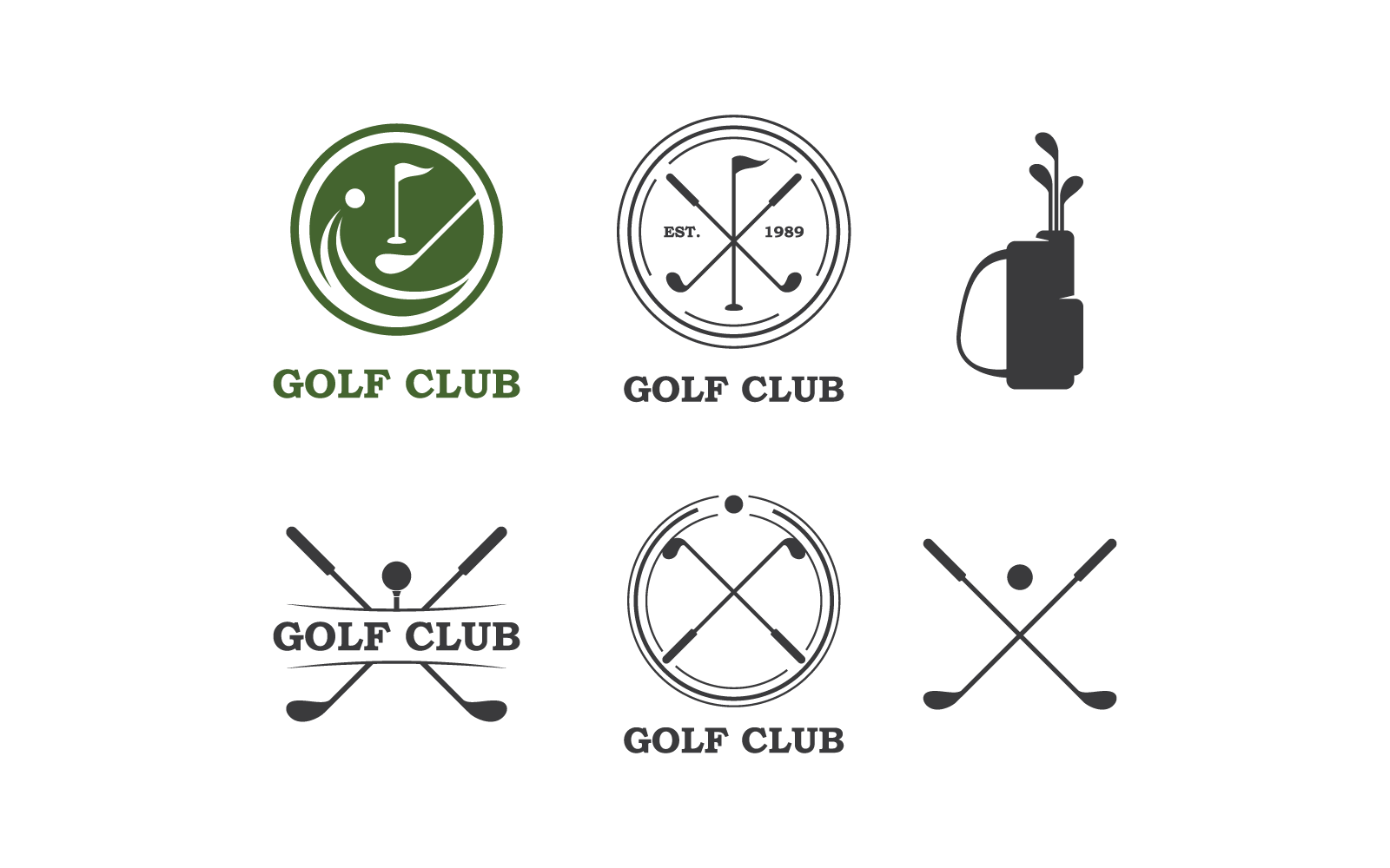 Golf Logo vector illustration design