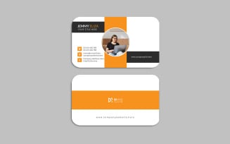 Modern professional corporate business card design template