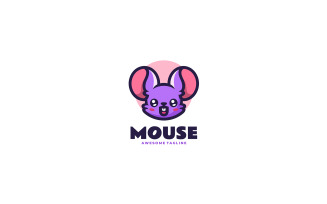 Mouse Mascot Cartoon Logo 2