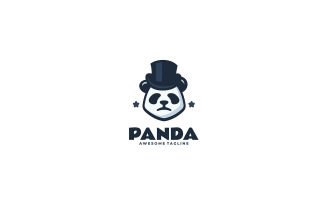 Panda Simple Mascot Logo 5