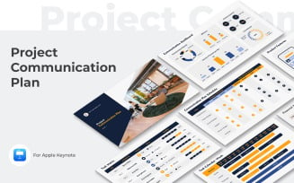 Project Communication Plan Keynote Presentation Template