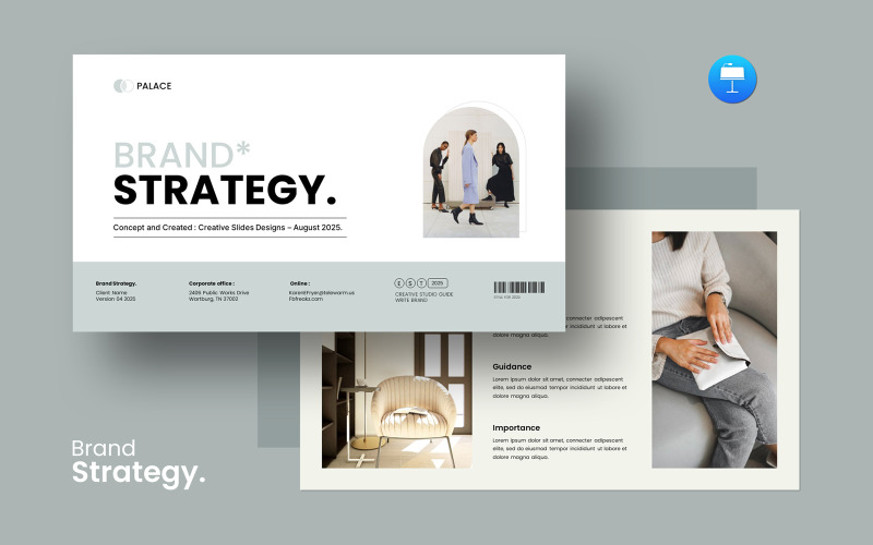 Brand Strategy Keynote Templates PowerPoint Template