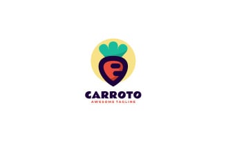 Carrot Simple Mascot Logo 1