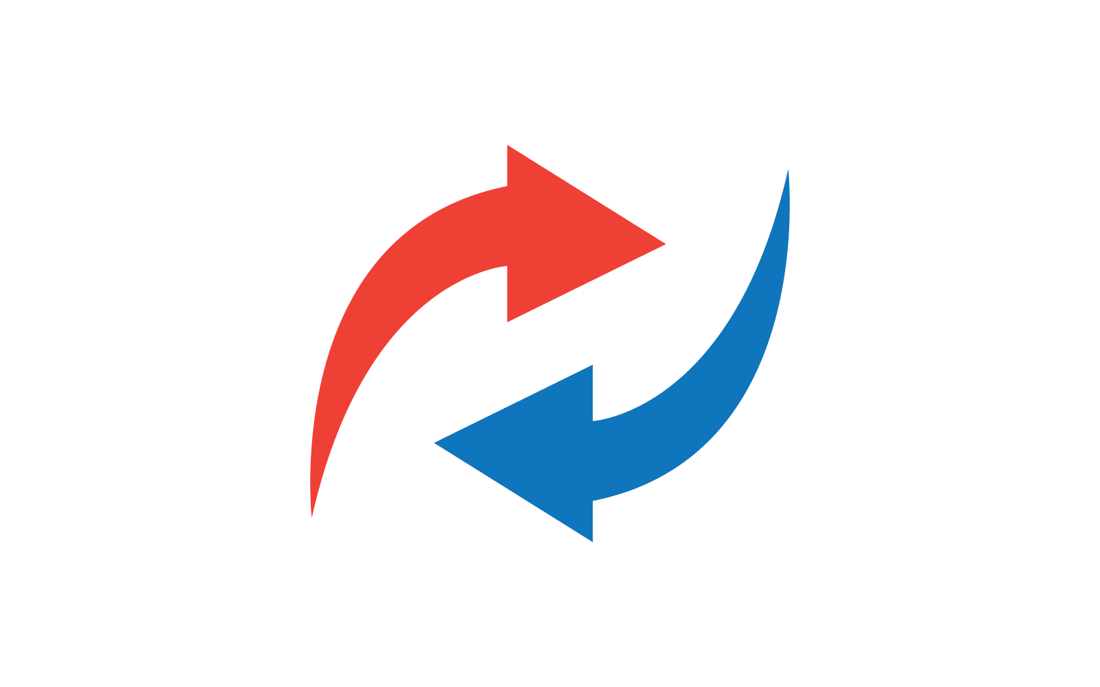 Conception de modèle vectoriel d'icône de logo d'illustration de flèche