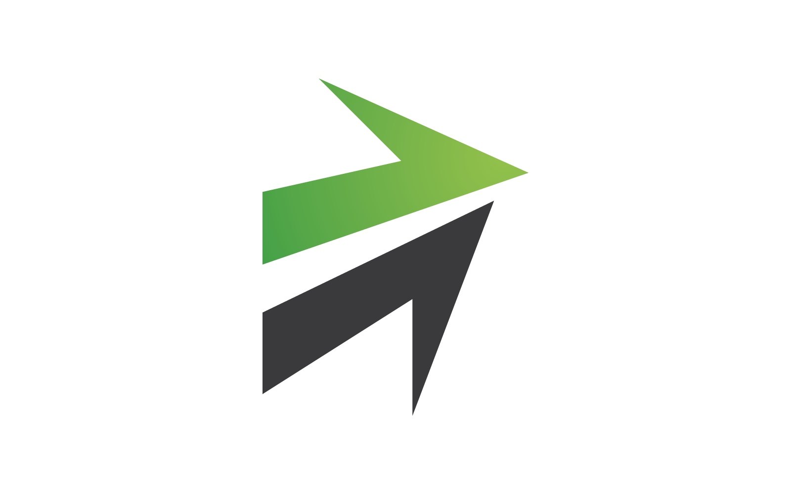 Flèche illustration logo vectoriel design plat