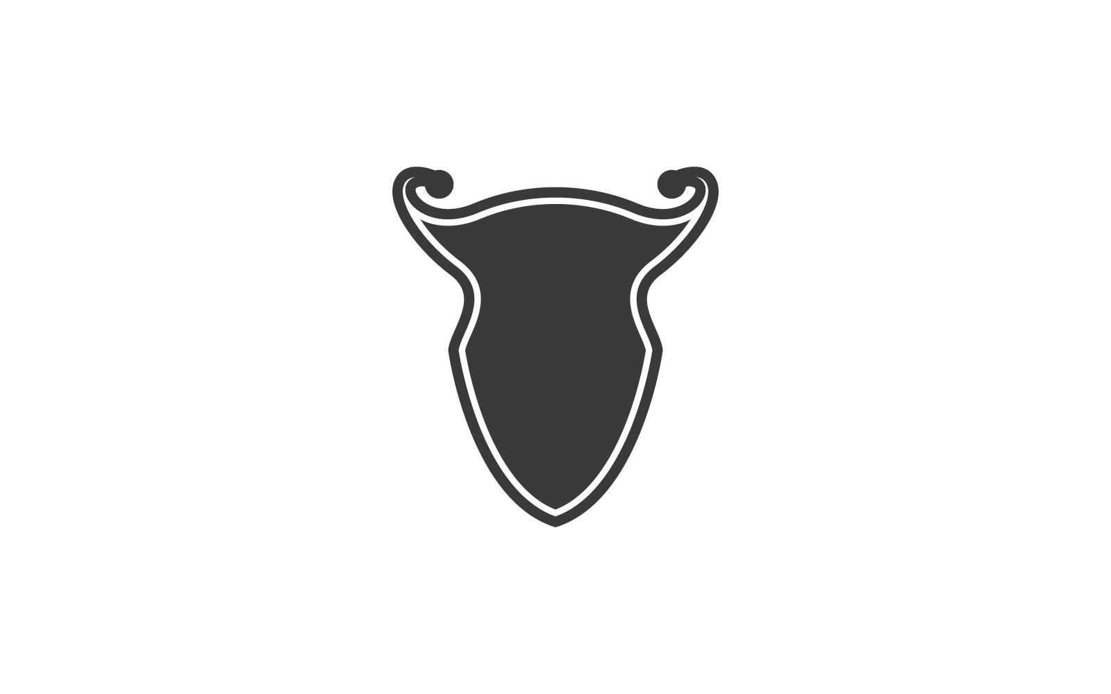 Shield illustration logo vector design