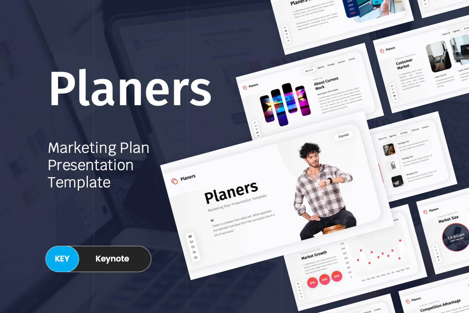 Planers Marketing Plan Keynote Template