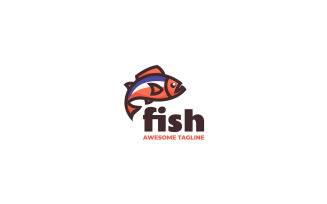Fish Simple Mascot Logo 6
