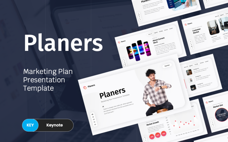 Planers Marketing Plan Keynote Template