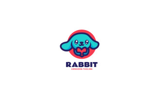 Rabbit Mascot Cartoon Logo 2