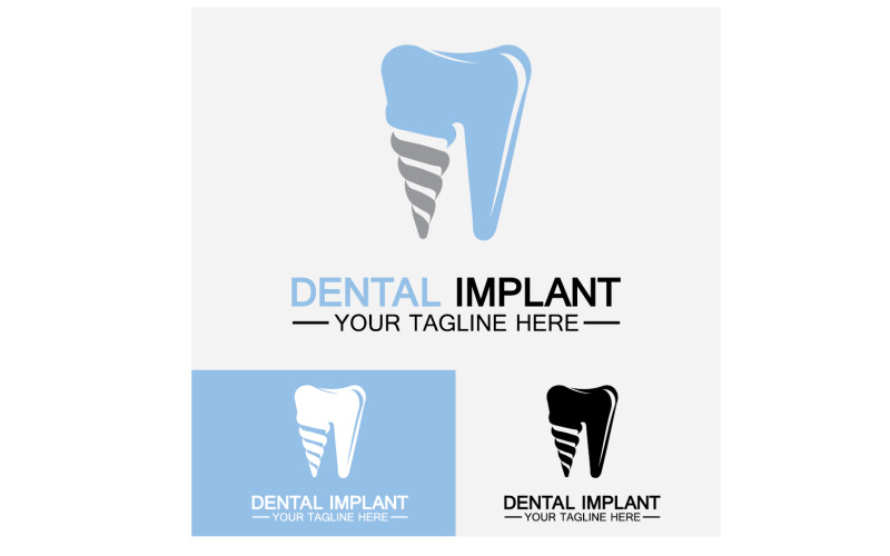 Dental logo design vector templatecreative dentist logo Version 10 Logo Template