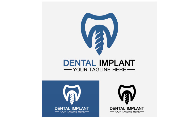 Dental logo design vector templatecreative dentist logo Version 18 Logo Template