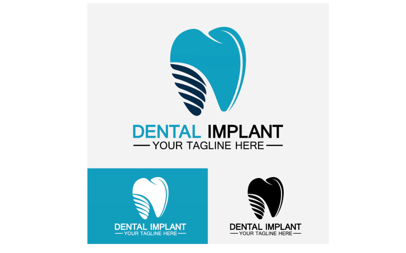 Dental logo design vector templatecreative dentist logo Version 21 Logo Template