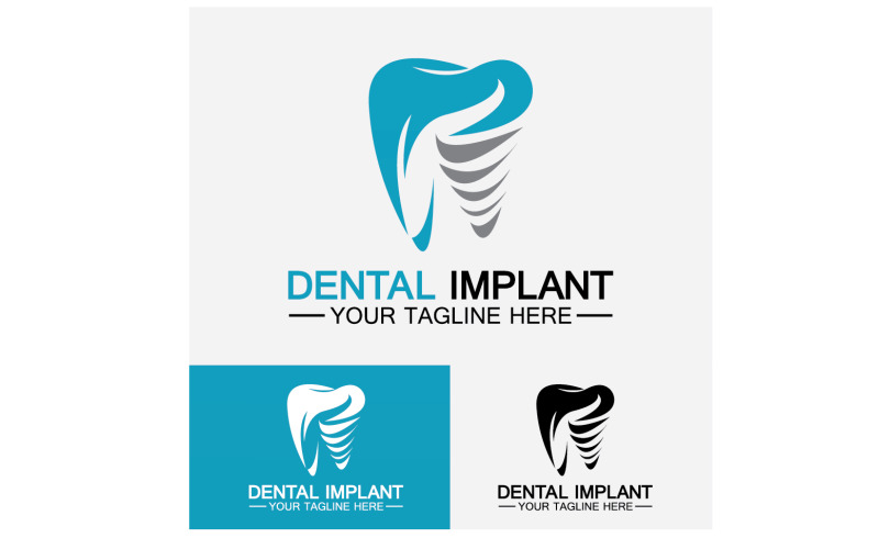 Dental logo design vector templatecreative dentist logo Version 23 Logo Template