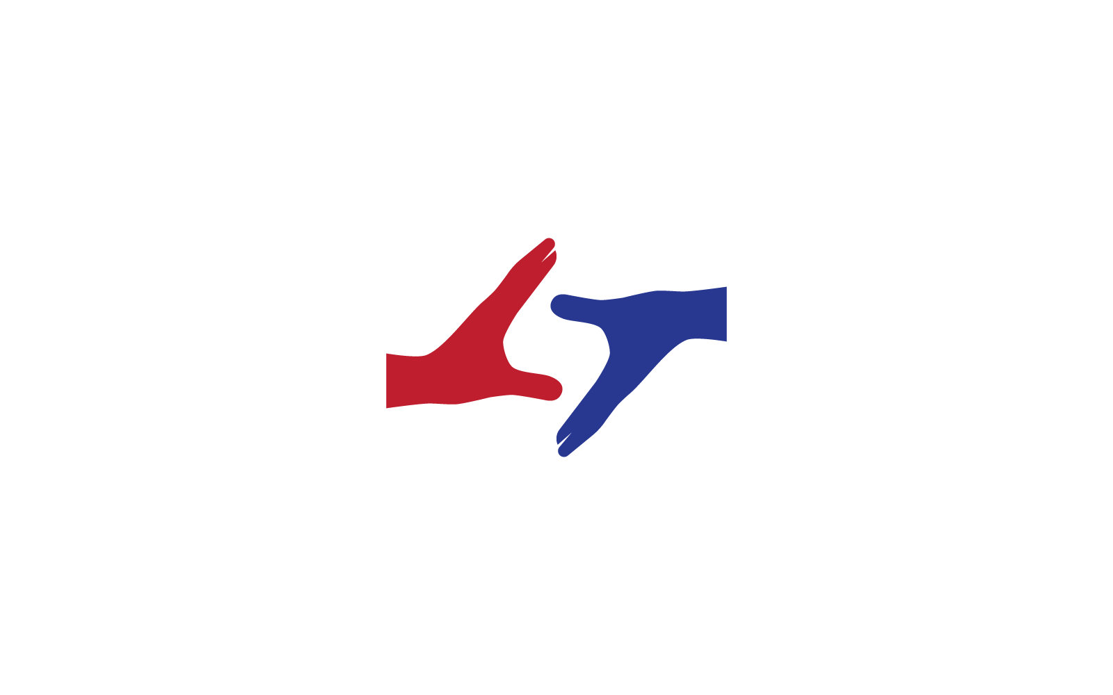 Diseño vectorial del icono del logotipo de cuidado de manos