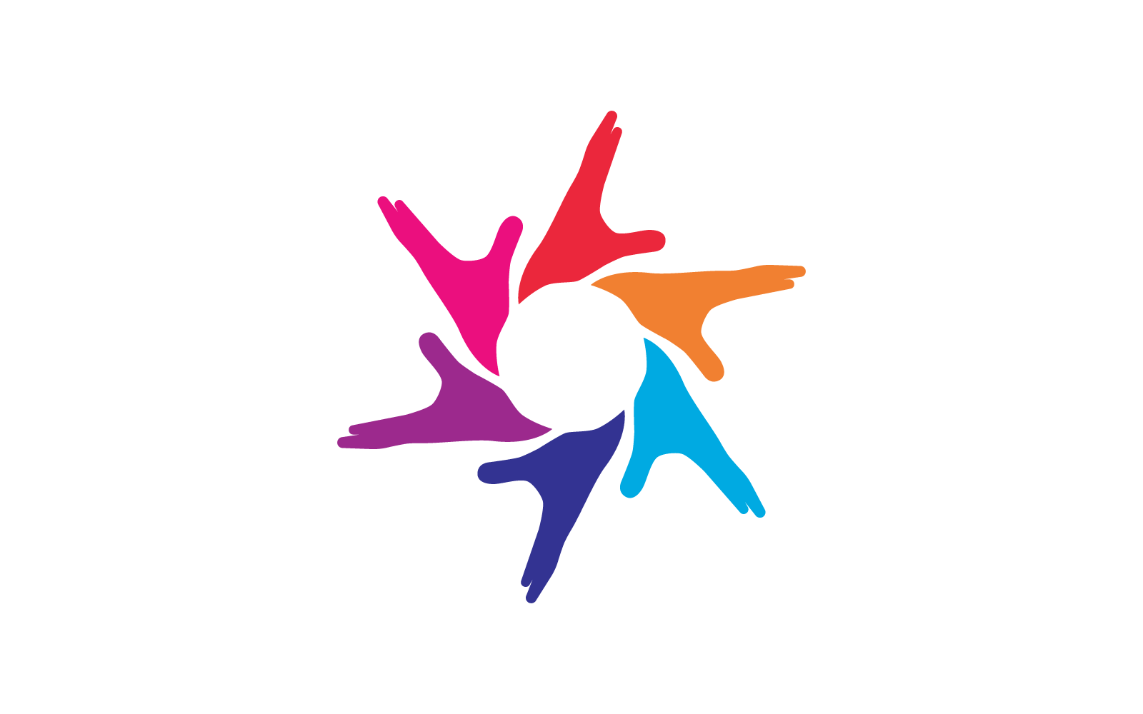 Handpflege-Logo-Symbol-Vektor-Design-Vorlage