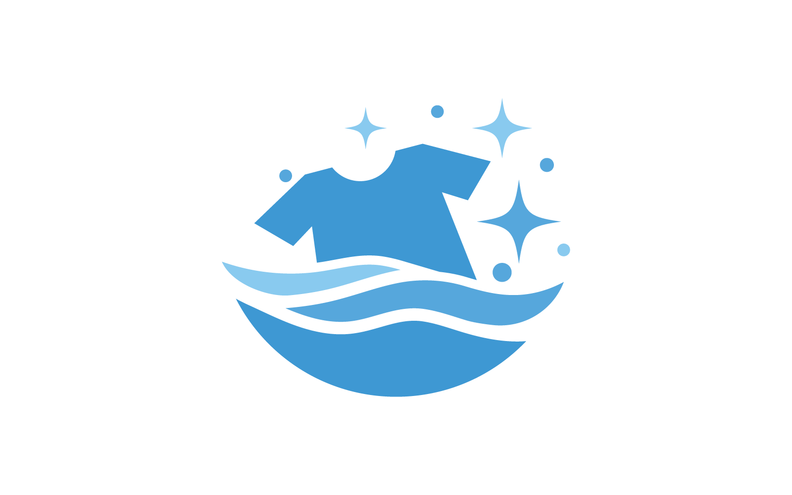 Lavanderia logo icona vettore illustrazione design piatto