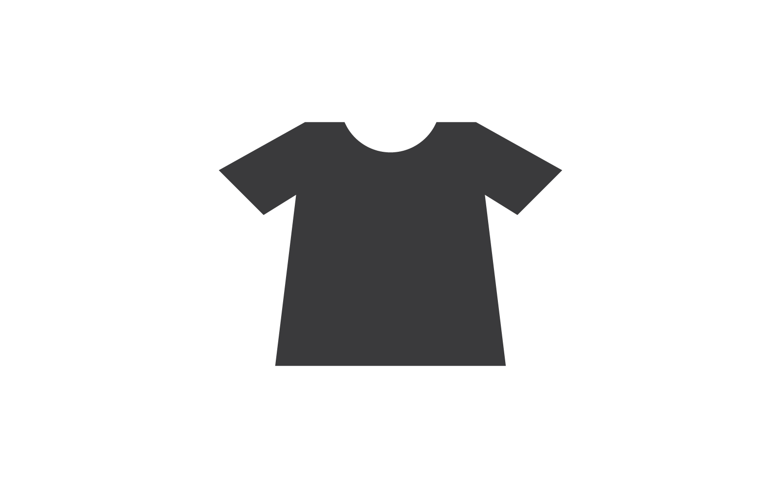 T-Shirt flat design vector template