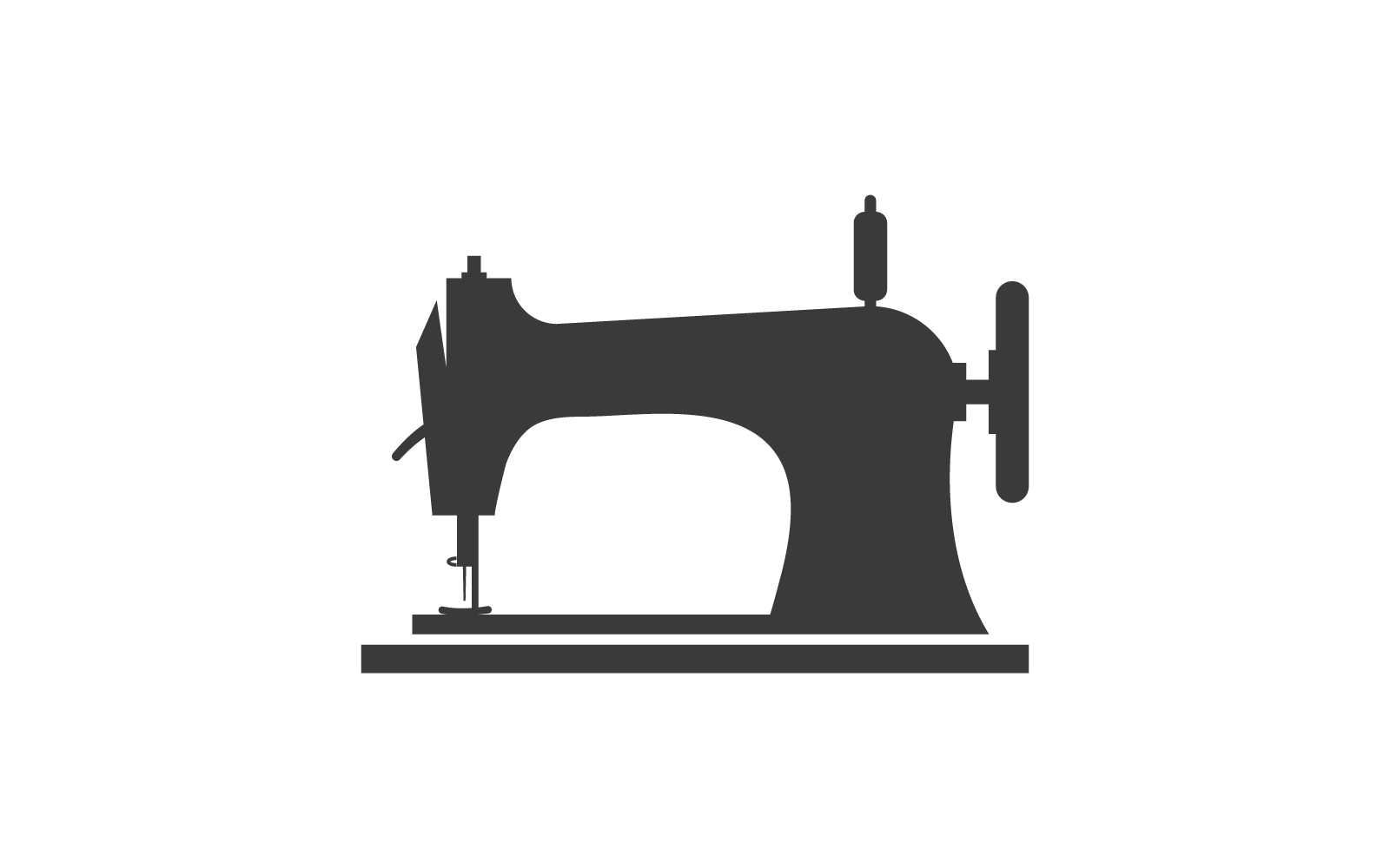 Tailor or textile logo vector flat design