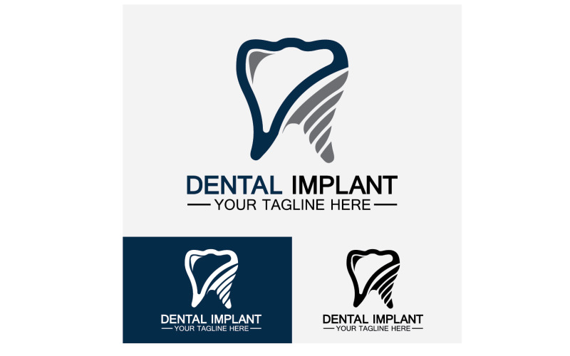 Dental logo design vector templatecreative dentist logo Version 19 Logo Template