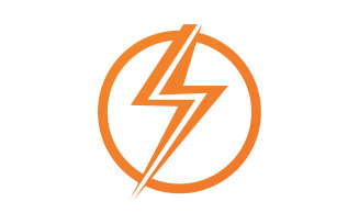 Lightning Electric ThunderBolt Danger Vector Logo Icon Template version 21