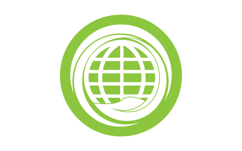 World go green save logo version 10 Logo Template
