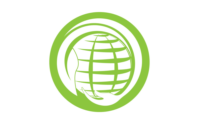 World go green save logo version 13 Logo Template