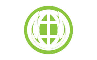 World go green save logo version 16