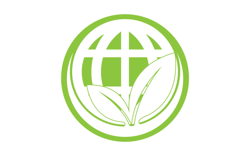 World go green save logo version 17 Logo Template