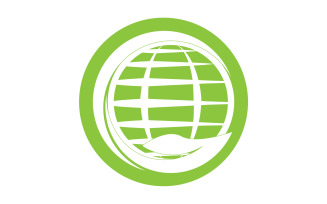 World go green save logo version 1