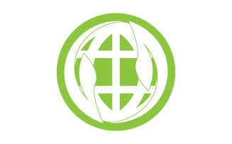 World go green save logo version 20