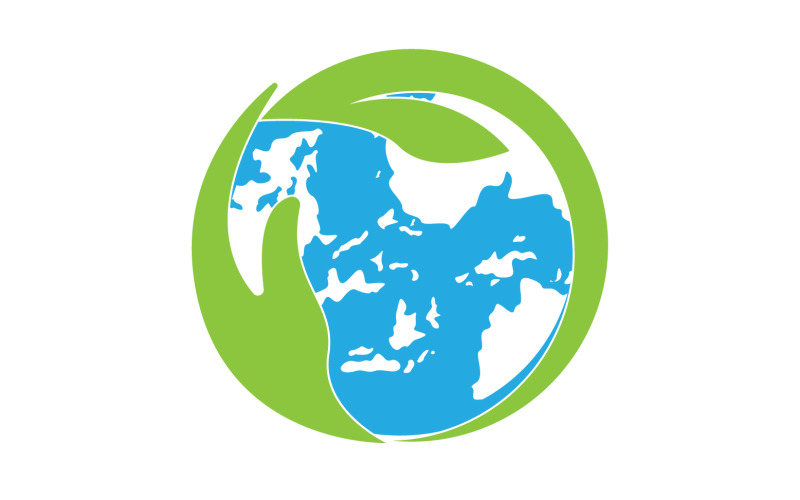 World go green save logo version 22 Logo Template