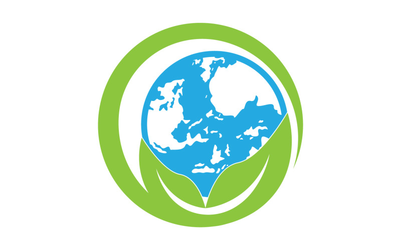 World go green save logo version 23 Logo Template