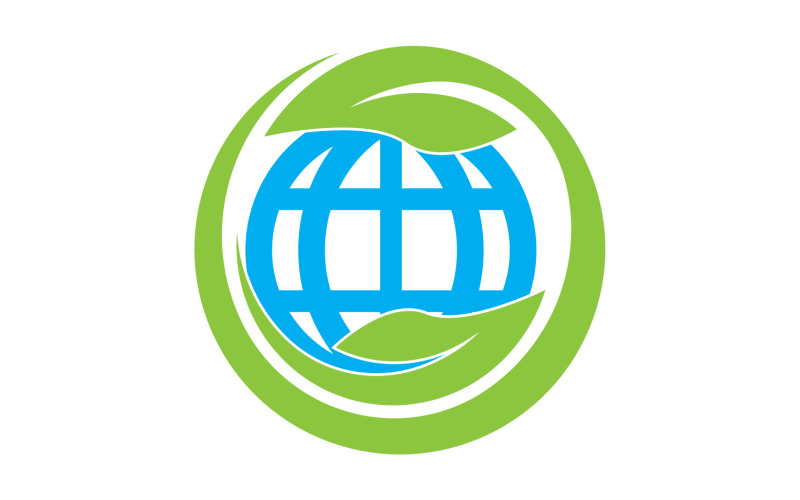World go green save logo version 24 Logo Template