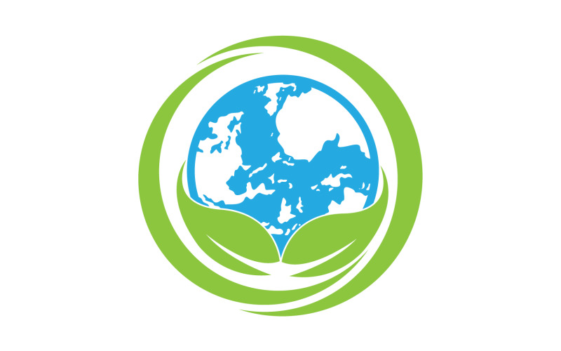 World go green save logo version 26 Logo Template