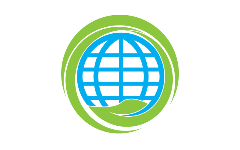 World go green save logo version 27 Logo Template