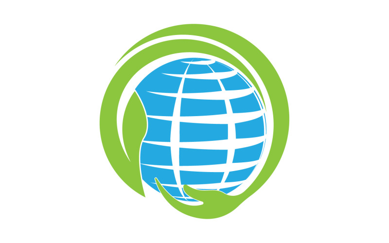 World go green save logo version 28 Logo Template