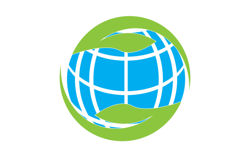 World go green save logo version 33 Logo Template